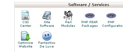 Fantastico Icon on cpanel