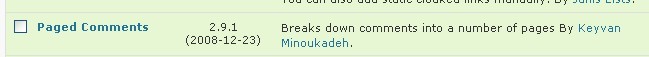 Paged Comments